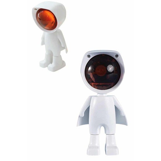 180 Derece Dönebilen Astronot Masa ve Gece Lambası Projektör