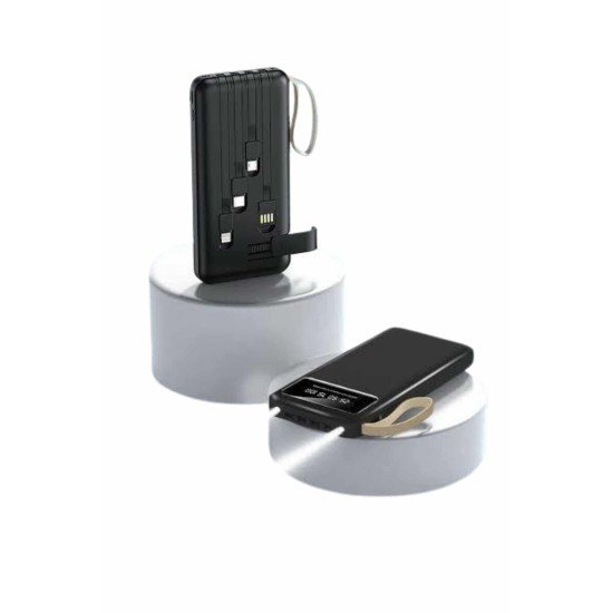 Powerbank 20.000 MAH Hızlı Şarj Özellikli Taşınabilir USB Girişli