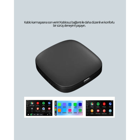 Çift Bant WiFi Android Auto Kablosuz Bağlantı Cihazı Çift Bant WiFi Android Auto Kablosuz Bağlantı Cihazı