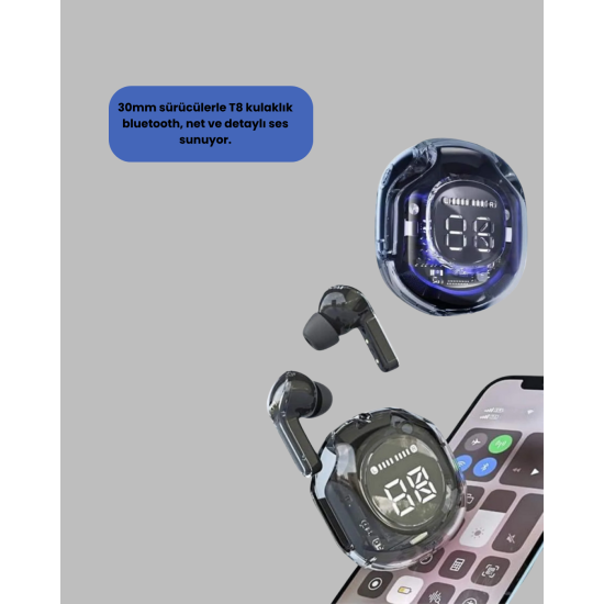 Kablosuz Şarj Destekli Hafif ve Güçlü Kulaklık Kablosuz Şarj Destekli Hafif ve Güçlü Kulaklık