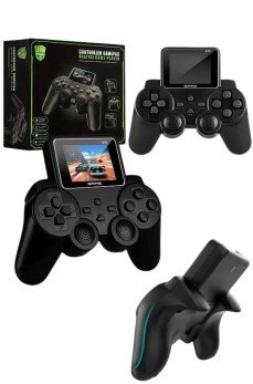 2.4 İnç Ekran 520 Oyunlu Retro Temalı Kablosuz Oyun Kolu El Atarisi