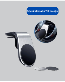 Güçlü Mıknatıslı Araç İçi Telefon Tutucu – Evrensel Uyum