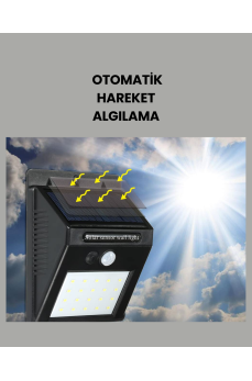 Güneş Enerjili LED Duvar Aydınlatması