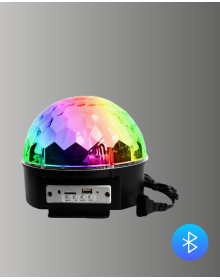 Taşınabilir RGB Disko Topu Bluetooth ve Uzaktan Kumanda Özellikli