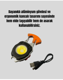 Taşınabilir Çok Amaçlı LED Işıklı Anahtarlık