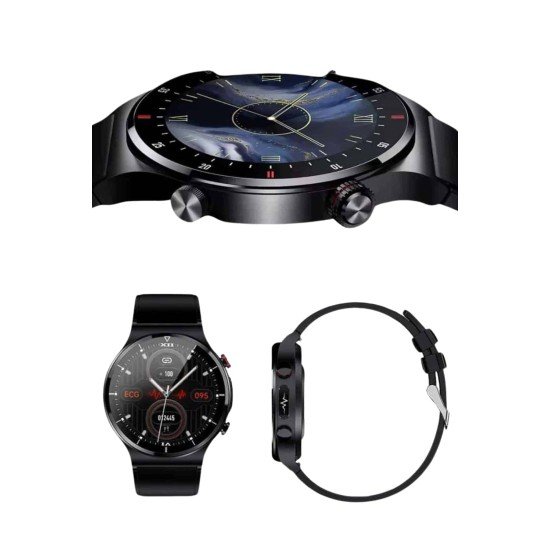 Amoled Ekran Metal Deri Silikon Kordonlu Uyku ve Sağlık Takibi Amoled Ekran Metal Deri Silikon Kordonlu Uyku ve Sağlık Takibi