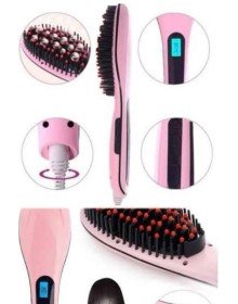 Saç Fırça Akıllı LCD Ekran Pratik Saç Düzleştirici Tarak Pratik Taşınabilir