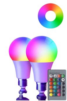 Akıllı RGB Led Ampul Led Uzaktan Kumandalı Renk Değiştiren Ampul
