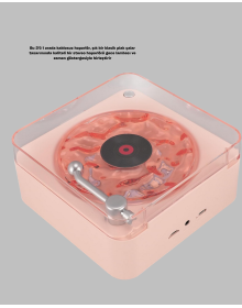 Vintage Tarz Bluetooth Hoparlör – Gece Işığı ve Zaman Göstergeli