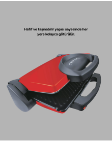 2000W Tost ve Izgara Makinesi – Granite/Teflon Plaka Seçenekli