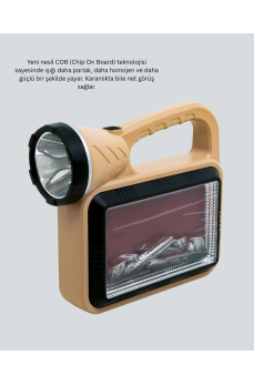 Solar COB Alev Efektli Lamba – Güneş Enerjili, Suya Dayanıklı, Taşınabilir