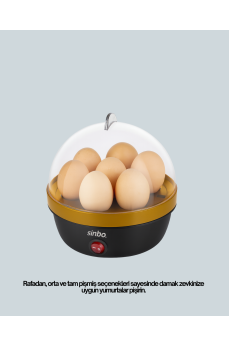 7 Yumurta Kapasiteli Buharlı Yumurta Pişirme Cihazı Sesli Uyarılı