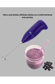 Mini Pilli Portatif Karıştırıcı – Cappuccino, Latte, Frappe ve Kahve Köpürtücü Mini Pilli Portatif Karıştırıcı – Cappuccino, Latte, Frappe ve Kahve Köpürtücü
