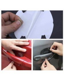 8 Adet Araba Kapı Kolu Koruyucu Çizilme Önleyici Şeffaf Sticker Film Koruma Seti