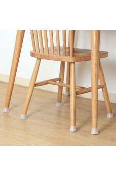 8 Adet Masa Sandalye Mobilya Ayağı Koruyucu Silikon Kılıf -Gürültü Emici Parke Koruyucu Silikon