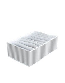 8 Bölmeli  XL Pratik Bölmeli Çekmece Düzenleyici Organizer(İç Çamaşırı Kravat Çorap Düzenleyici)