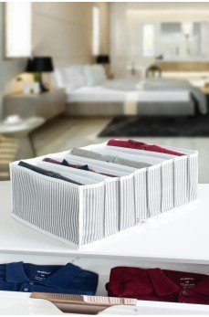8 Bölmeli  XL Pratik Bölmeli Çekmece Düzenleyici Organizer(İç Çamaşırı Kravat Çorap Düzenleyici)