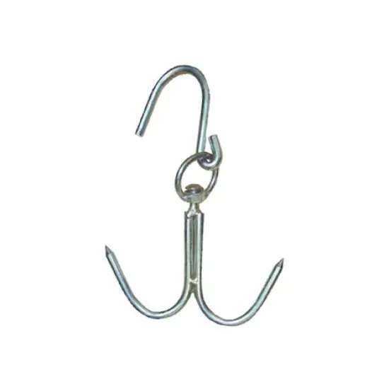 8 mm Kasap Et Kancası - 2'li Dönerli Set - Paslanmaz Çelik - Et İşleme - Hijyenik - Düzenli - Dayanıklı - Uzun Ömürlü 8 mm Kasap Et Kancası - 2'li Dönerli Set - Paslanmaz Çelik - Et İşleme - Hijyenik - Düzenli - Dayanıklı - Uzun Ömürlü