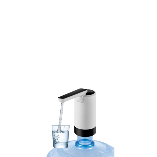 Otomatik Damacana Su Pompası | 40-80 Saniye Zaman Ayarlı | %90 Açılabilir Hijyenik Tasarım | Şarjlı ve Portatif