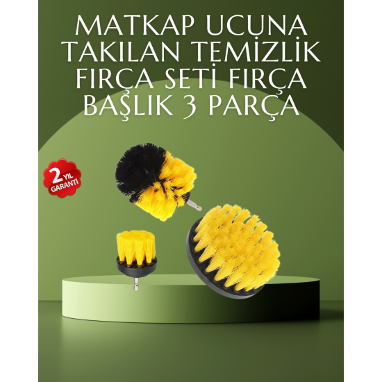 Matkap Ucu Temizlik Fırçası Seti Ev ve Araç İçin