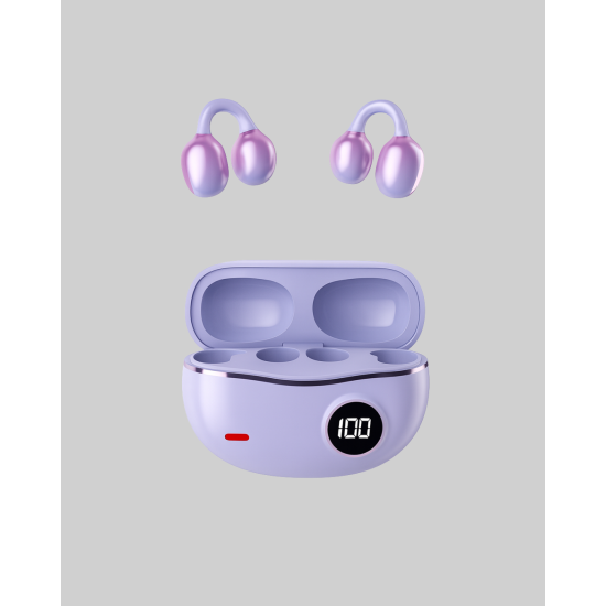 Dijital Saatli Kablosuz Şarj Destekli RGB LED Işıklı Bluetooth Ses Sistemi