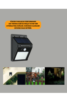 Enerji Tasarruflu ve Otomatik Sensörlü LED Güneş Işığı – Dış Mekan Uyumlu