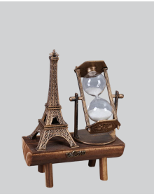 Dekoratif Kum Saati – Ahşap Malzeme, Hediyelik Masa Aksesuarı