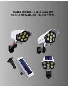 KAMERA GÖRÜNÜMLÜ BAHÇE LAMBA