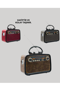 Bluetooth Bağlantılı Taşınabilir Hoparlör – FM/AM Radyo Özellikli, Şarj Edilebilir Batarya, 1 kg Bluetooth Bağlantılı Taşınabilir Hoparlör – FM/AM Radyo Özellikli, Şarj Edilebilir Batarya, 1 kg