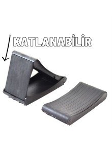 Çivili Katlanabilir Kayma Önleyici Katlanır Takoz