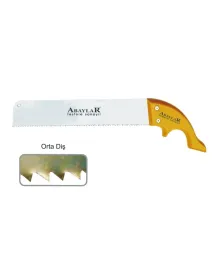 Abaylar Orta Diş El Testere 14 No - Ahşap Sap