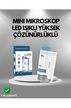 ABS Gövdeli Öğrenci ve Hobi Mikroskobu – Mavi Renk