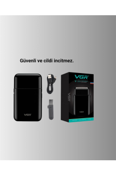 5 W Güçlü USB Şarjlı Sakal Şekillendirici – İki Başlıklı, Su Geçirmez Tasarım