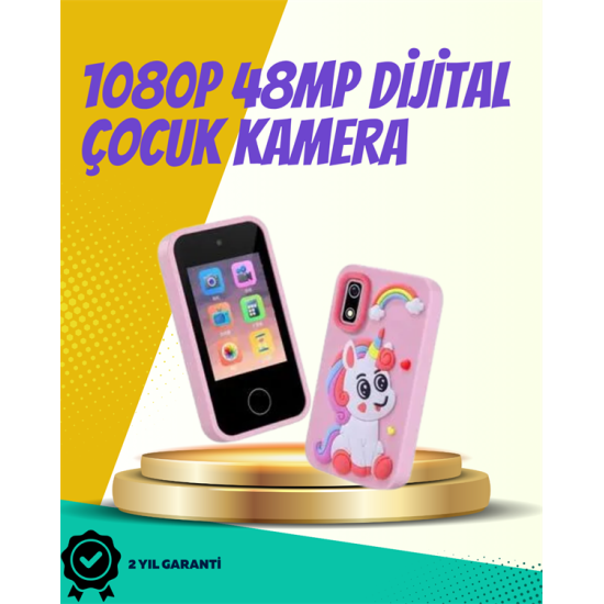 ABS + Silikon Gövdeli Dayanıklı Çocuk Kamerası – Güvenli Malzeme, Şok Emici Tasarım ABS + Silikon Gövdeli Dayanıklı Çocuk Kamerası – Güvenli Malzeme, Şok Emici Tasarım