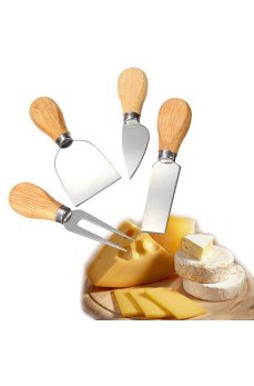 Ahşap Saplı 4 lü Peynir Bıçağı Seti Ahşap Saplı 4 lü Peynir Bıçağı Seti