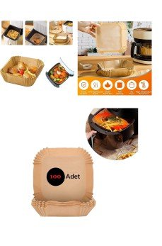 Airfreyer Fritöz Kağıdı Kare XL / XXL 100LÜ