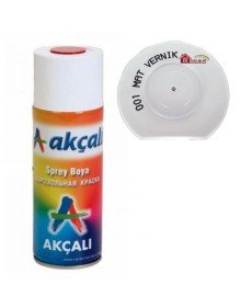 Akçalı Sprey Boya 400 001 Mat Vernik