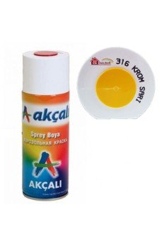 Akçalı Sprey Boya 400 ml 316 Krom Sarı