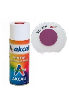 Akçalı Sprey Boya 400 ml 322 Mor