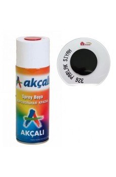 Akçalı Sprey Boya 400 ml 326 Parlak Siyah