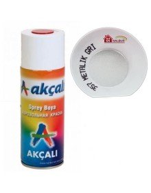 Akçalı Sprey Boya 400 ml 357 Metalik Gri