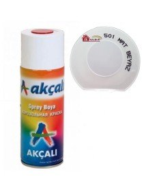 Akçalı Sprey Boya 400 ml 501 Mat Beyaz