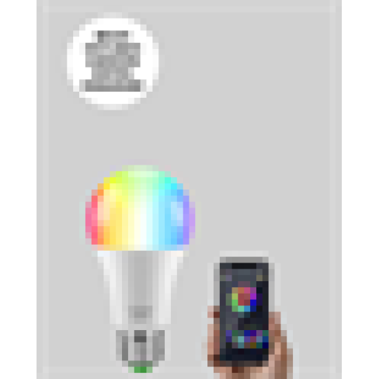 Akıllı 9W RGBW LED Ampul, tasaruflu romantik ışıklı Akıllı 9W RGBW LED Ampul, tasaruflu romantik ışıklı