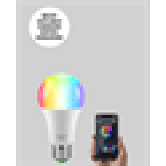 9 Watt Beyaz Işık ve Renk Ayarlı Akıllı LED Ampul 9 Watt Beyaz Işık ve Renk Ayarlı Akıllı LED Ampul