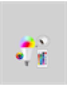 Akıllı 9W RGBW LED Ampul, tasaruflu romantik ışıklı