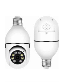 Akıllı Kamera Wifi Kamera Duylu Ampul Görünümlü 360 Derece Dönebilen Ev Kamerası