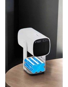 Akıllı Projeksiyon Powerbankli Taşınabilir Sinema Projektörü 4k HD Kaliteli