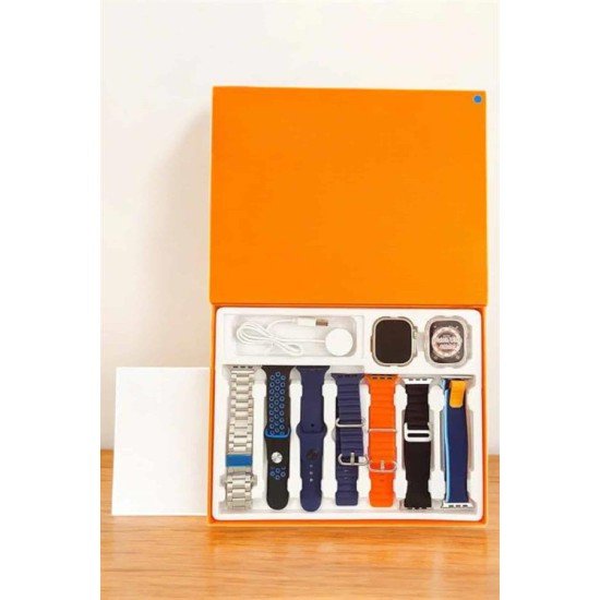 Akıllı Saat 7 Farklı Kordonlu Arama Cevaplayan Bildirim GPS Özelliği