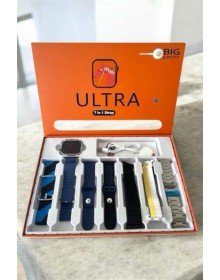 Akıllı Saat 7 Kordonlu Bildirim Görebilen Metal Kordon GPS Özelliği