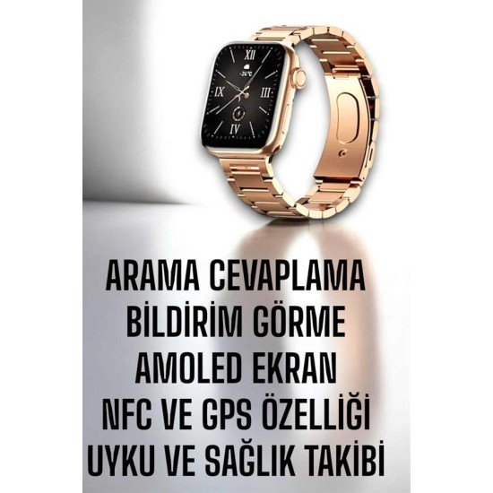 Akıllı Saat Adımsayar, Nabız Takibi ve GPS Destekli Kadınlara Özel